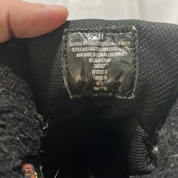 Cat & Jack Snow Boots Kids, Therolite, Lace up, Zipper, Velcour Strap, Faux Fur - Picture 6 of 7